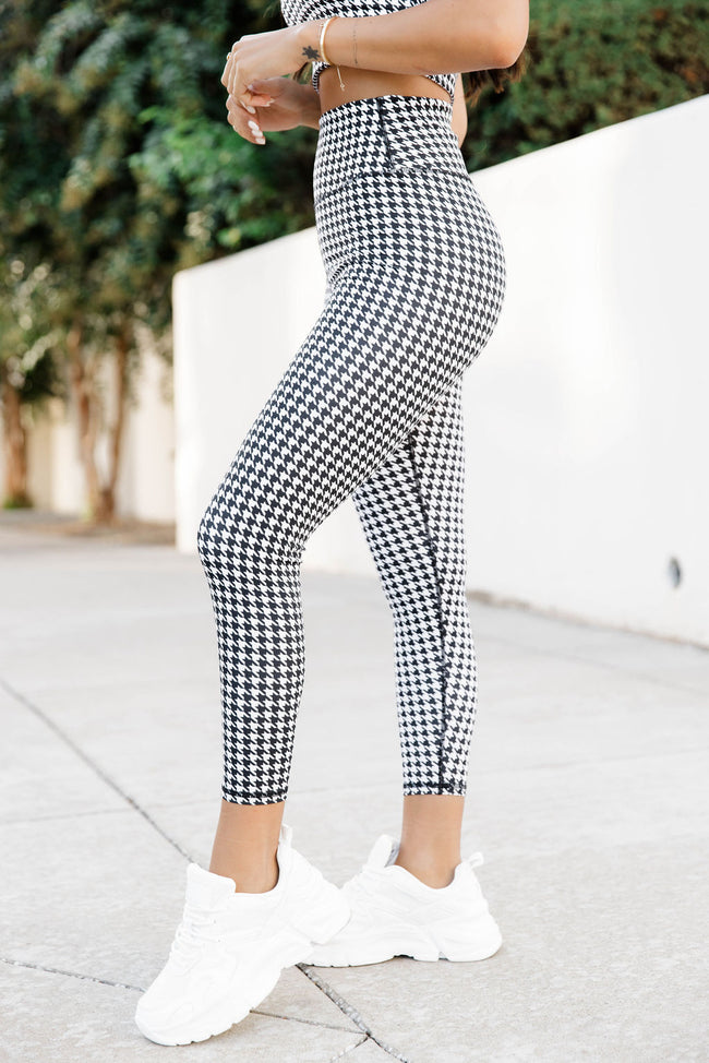 Chasing After Me Houndstooth Leggings FINAL SALE