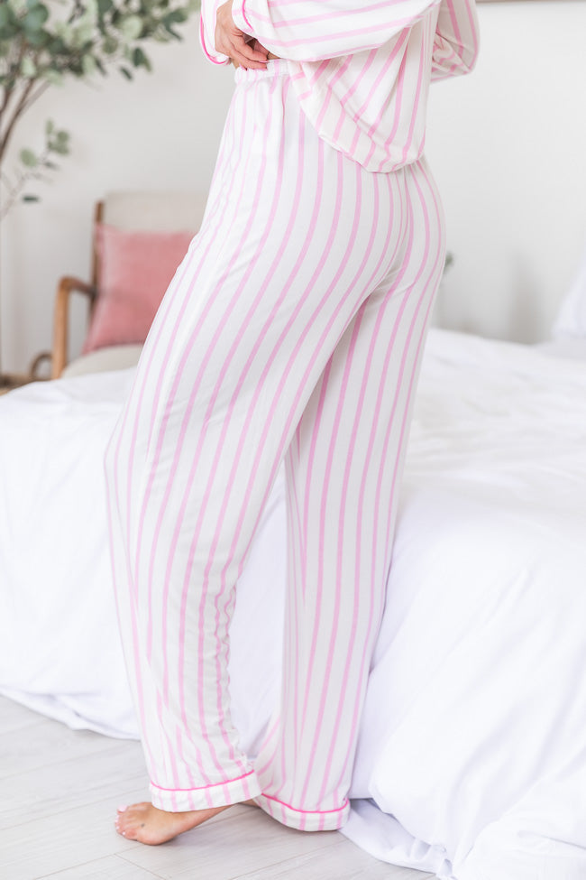 Makes A Difference Pink Stripe Bamboo Pajama Set