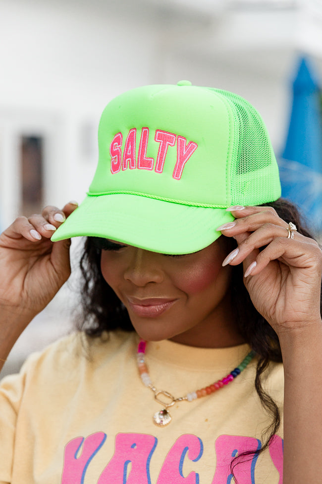Salty Lime Green Trucker Hat