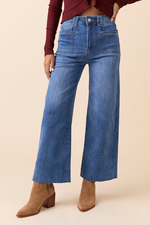 My Favorite Medium Wash Wide Leg Jeans SALE