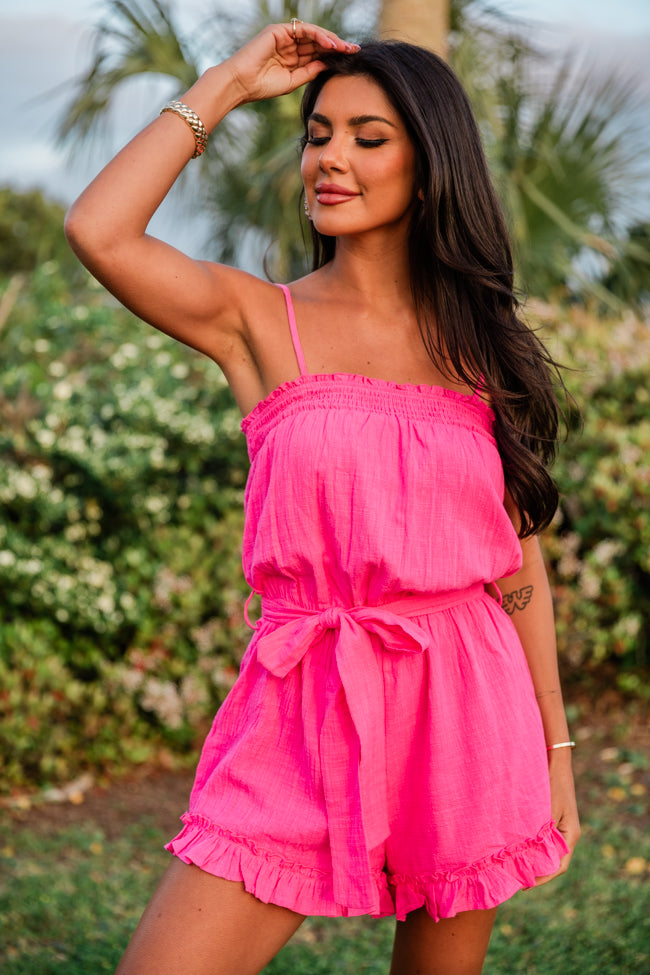 Everyday Happiness Pink Romper