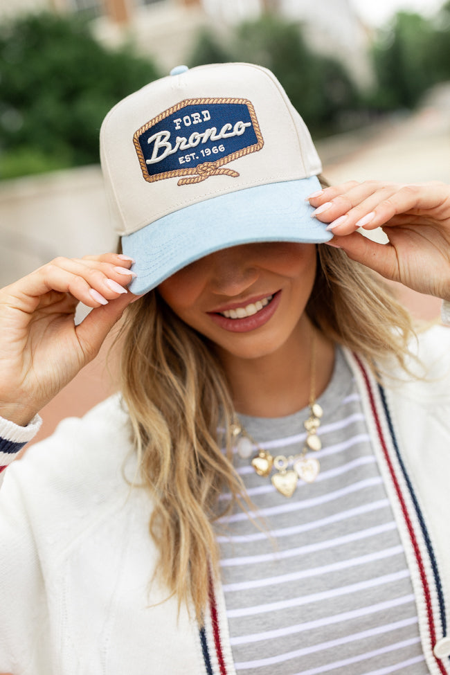 Ford Bronco Blue Trucker Hat