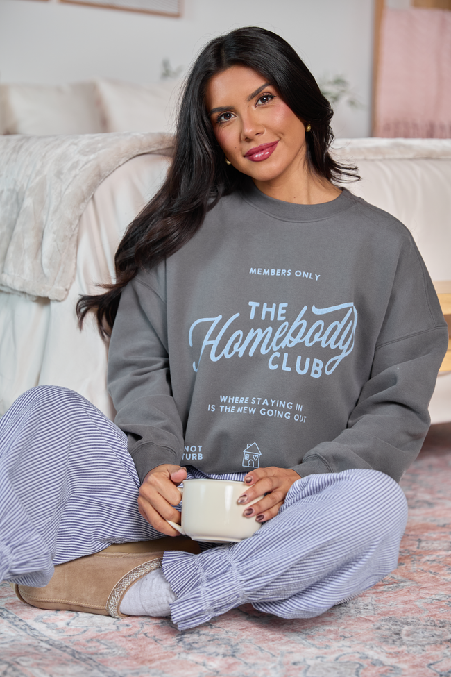Homebody Club Slim-fit hooded two-piece set