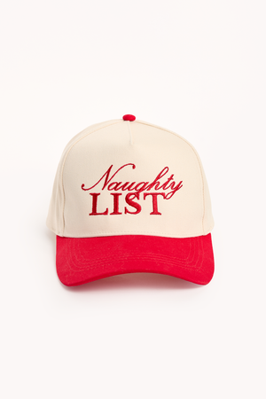 Naughty List Red Trucker Hat SALE