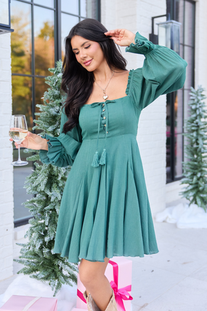 Alexia Green Mini Dress FINAL SALE