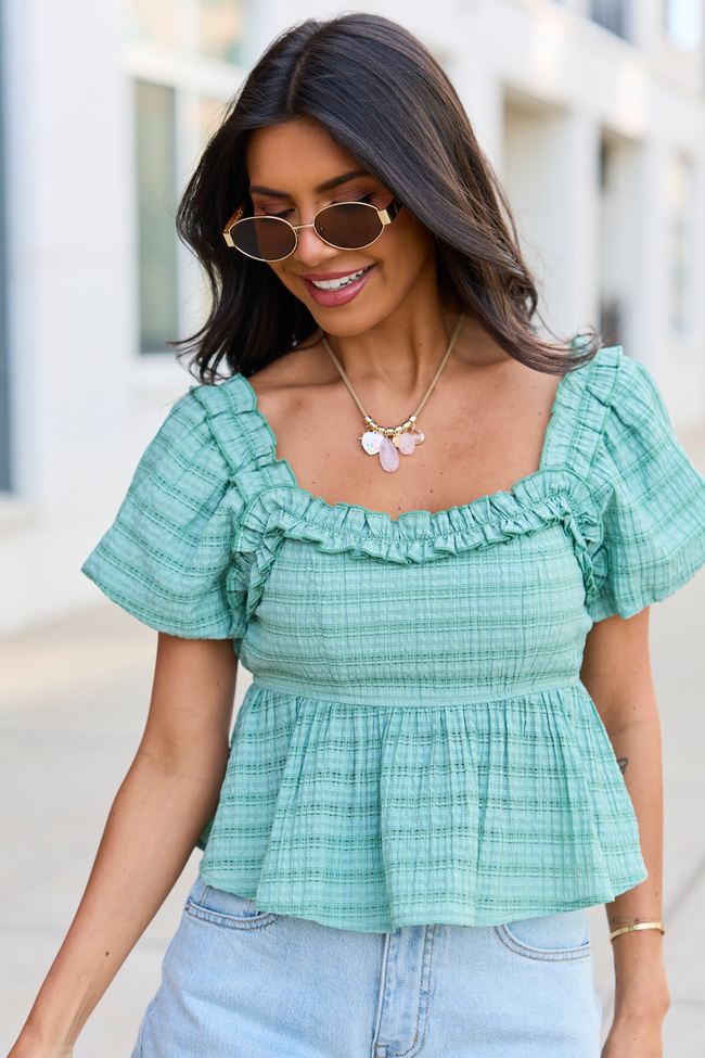 alana ruffle tiered plaid mini dress Francesca's Alana Ruffle Tiered Plaid Mini Dress at MarketFair Shoppes in Princeton, NJ
