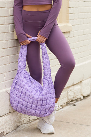 Haylie Floral Sketch Quilted Carry All Bag SALE