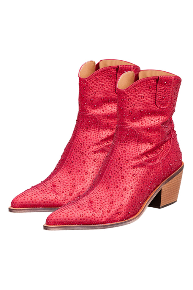 Rhegan Red Sparkle Boot