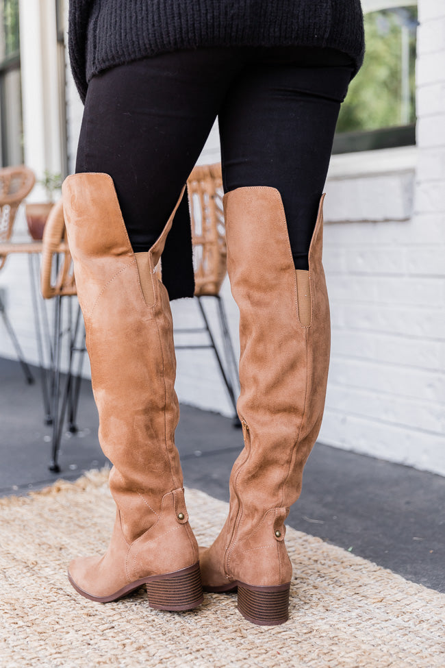 Maureen Brown Tall Suede Boots FINAL SALE