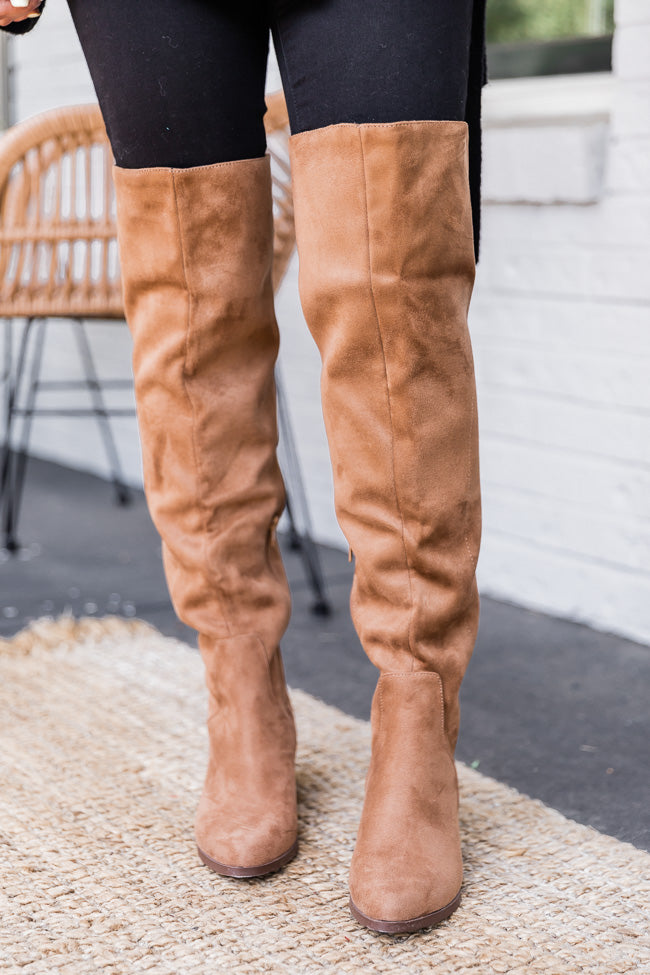 Maureen Brown Tall Suede Boots FINAL SALE