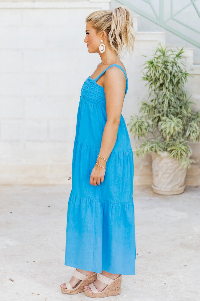 Want You By My Side Bright Cobalt Blue Dress FINAL SALE