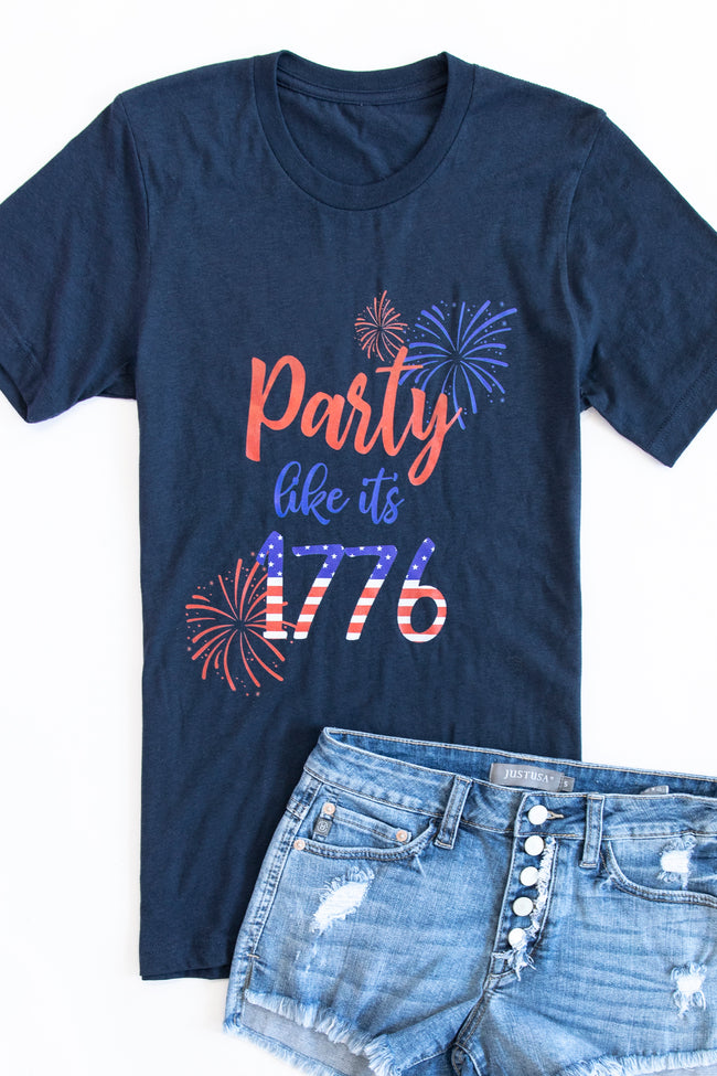 Party Like It's 1776 Script Graphic Tee