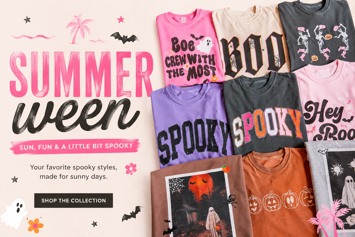 Summerween Is Here: The Spooky-Meets-Summer Graphic Tees You Didn't Know You Needed