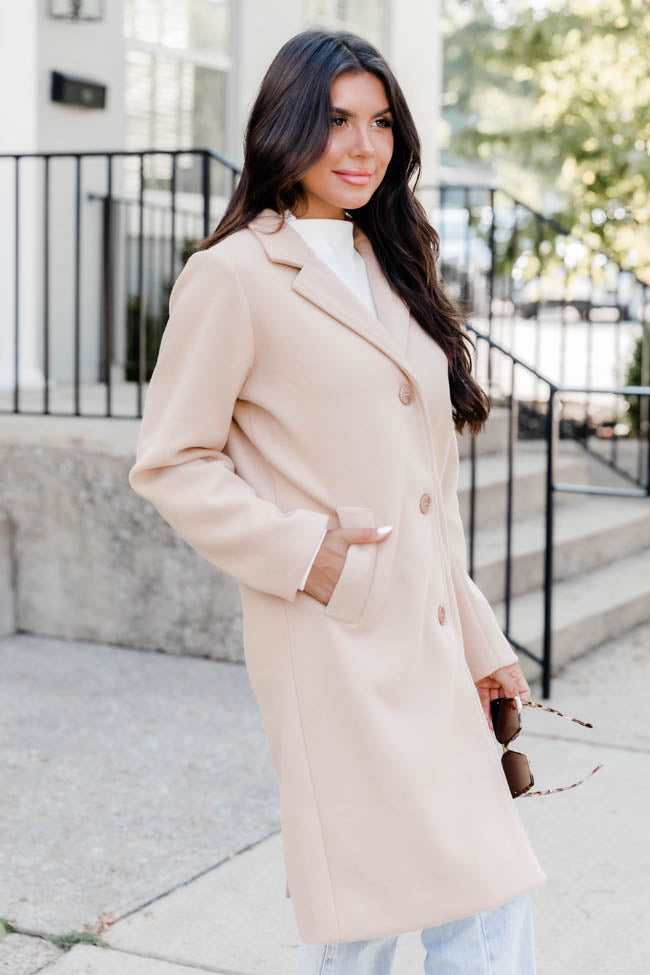 Pink 2025 camel coat