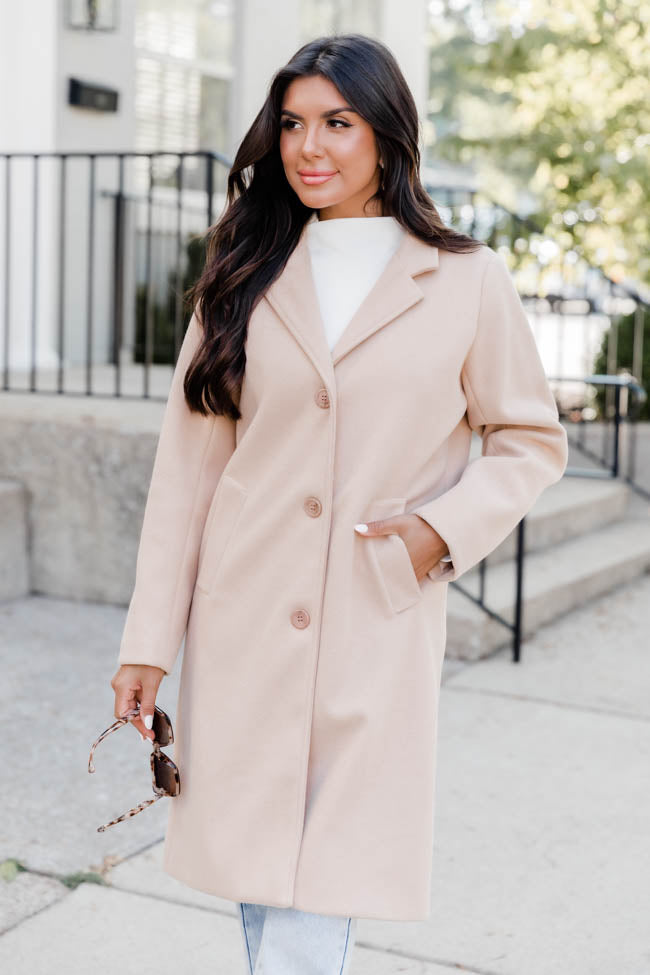 Dusty hot sale pink coat