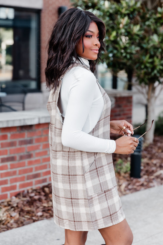 tartan jumper dress