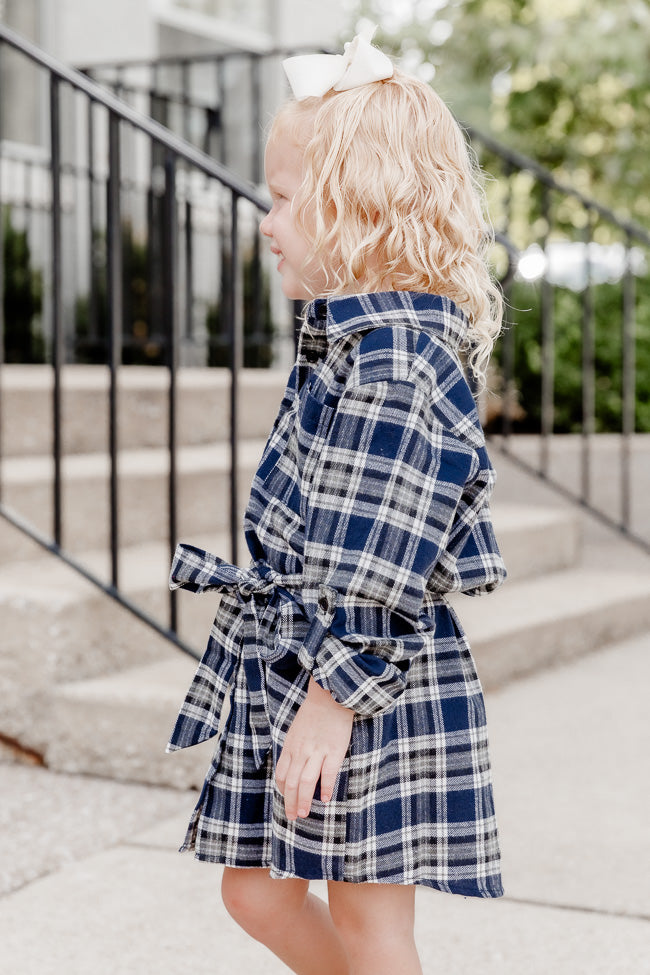 Girls plaid outlet shirt dress