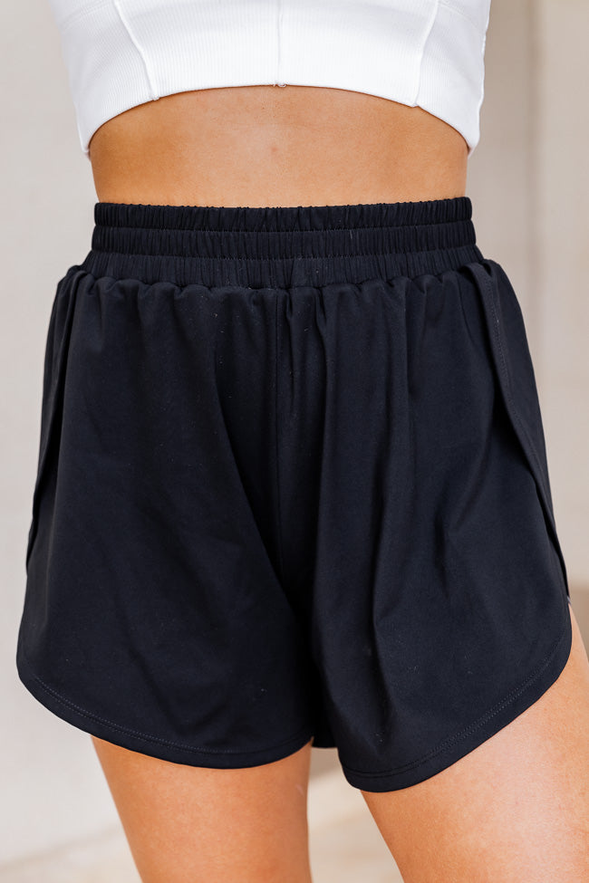 Go For It Black And Charcoal Active Short FINAL SALE