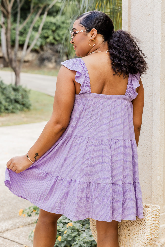 Purple Babydoll Dress