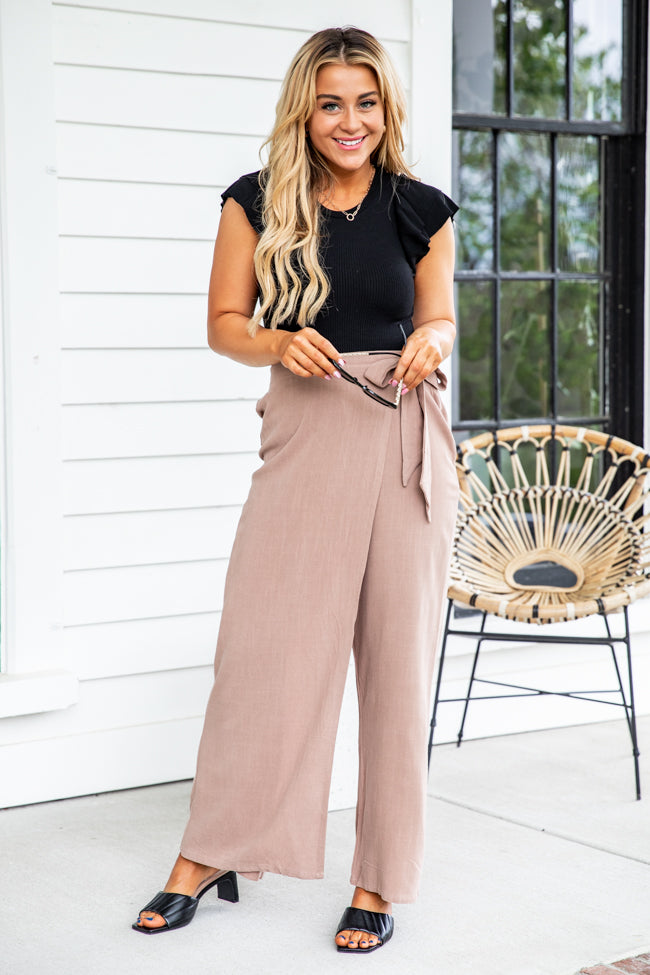 High Waist Wrap Skirt/Pants — Gilded Lilly Boutique