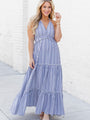 All I Want Is You Blue Striped Maxi Dress FINAL SALE