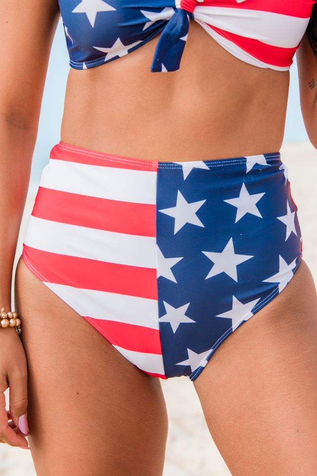 Party In The USA Stars and Stripes Bikini Bottoms
