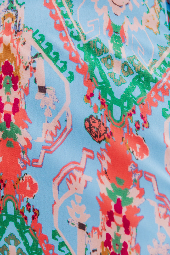 Daydream Look Blue Multi Printed Kimono – Pink Lily