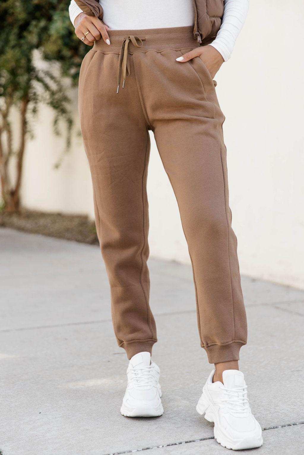 Men's Utility Tapered Joggers - All In Motion™ Brown L : Target