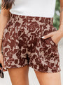 Make A Decision Brown Floral Shorts FINAL SALE
