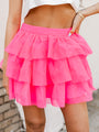 Where We Wanna Go Pink Tiered Tulle Skirt FINAL SALE