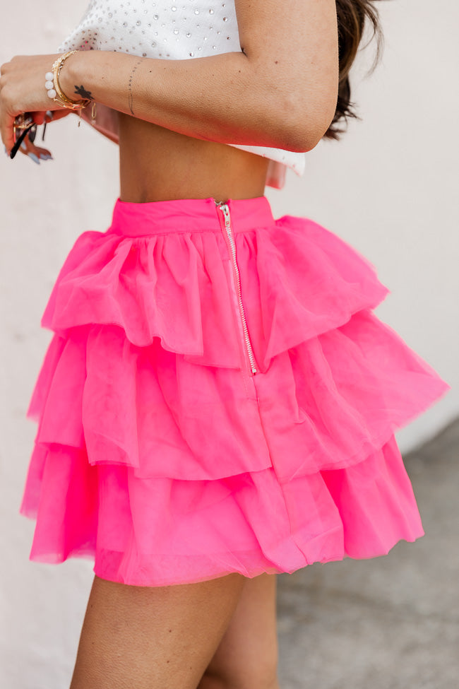 Pink tulle discount skirts for sale