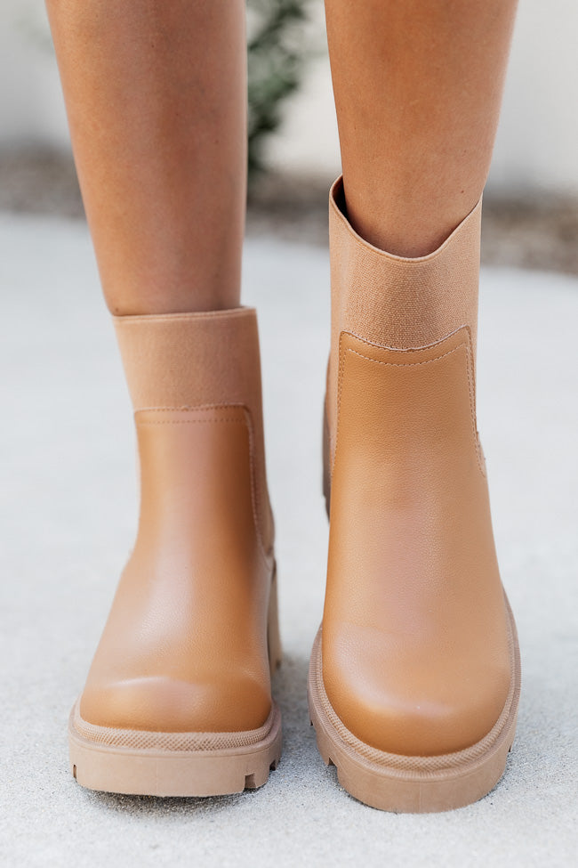 Ashley Camel Chunky Bootie DOORBUSTER