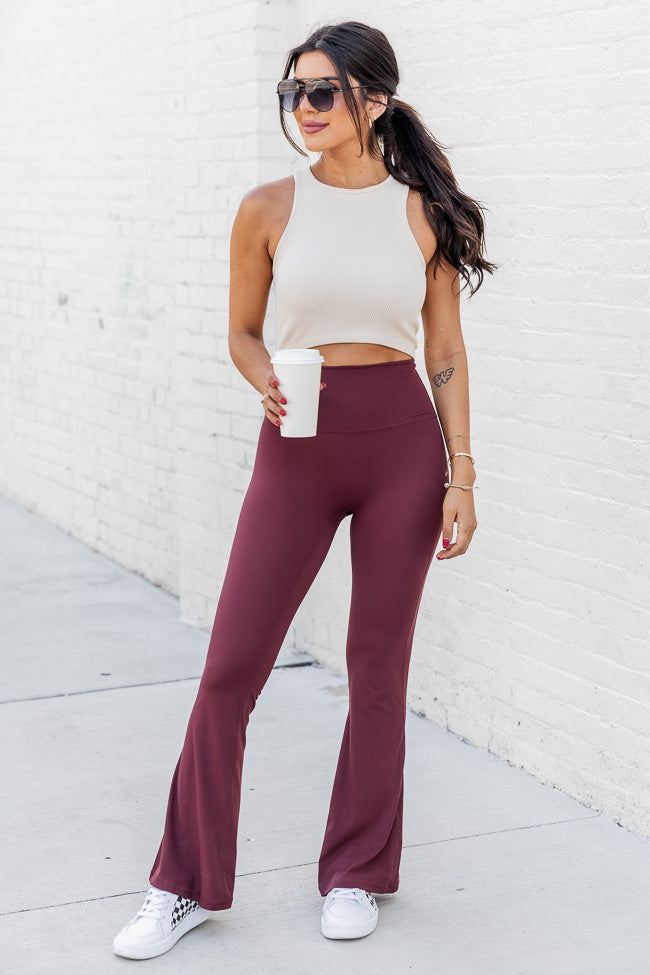 Taday Deals! Pants for Women, Flared Leggings, High Waisted Pants