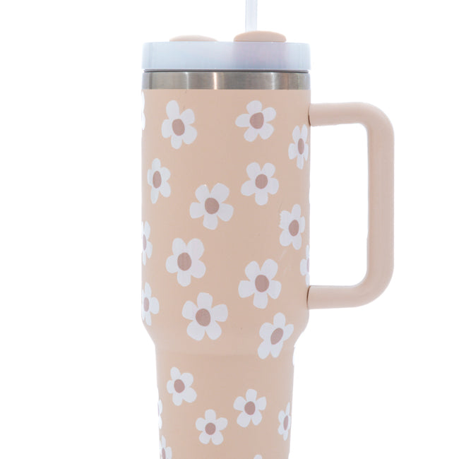 Sippin' Pretty Hot Pink Leopard 40 oz Drink Tumbler With Lid And Straw –  Pink Lily