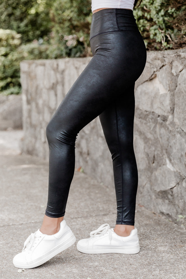 Counting The Hours Black Cutout Leggings FINAL SALE