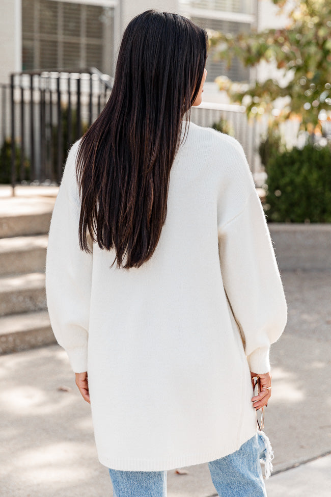 Hold Me Tight Ivory Cardigan
