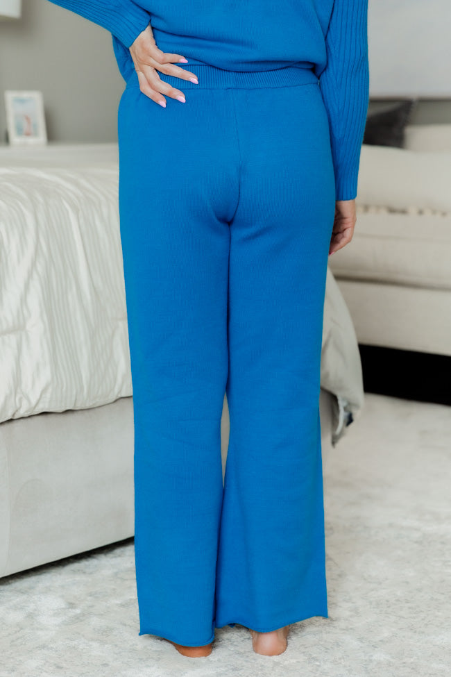 Hold That Thought Blue Sweater Lounge Pants FINAL SALE