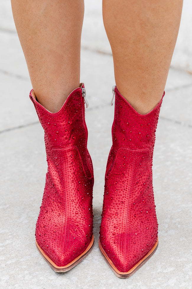 Rhegan Red Sparkle Boot