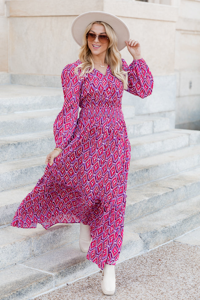 Magenta Maxi Dress