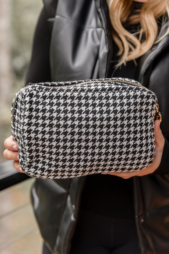 Houndstooth Large Pouch DOORBUSTER
