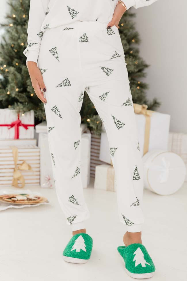 Cream 2025 christmas pajamas