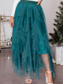 Magical Feeling Evergreen Tulle Maxi Skirt