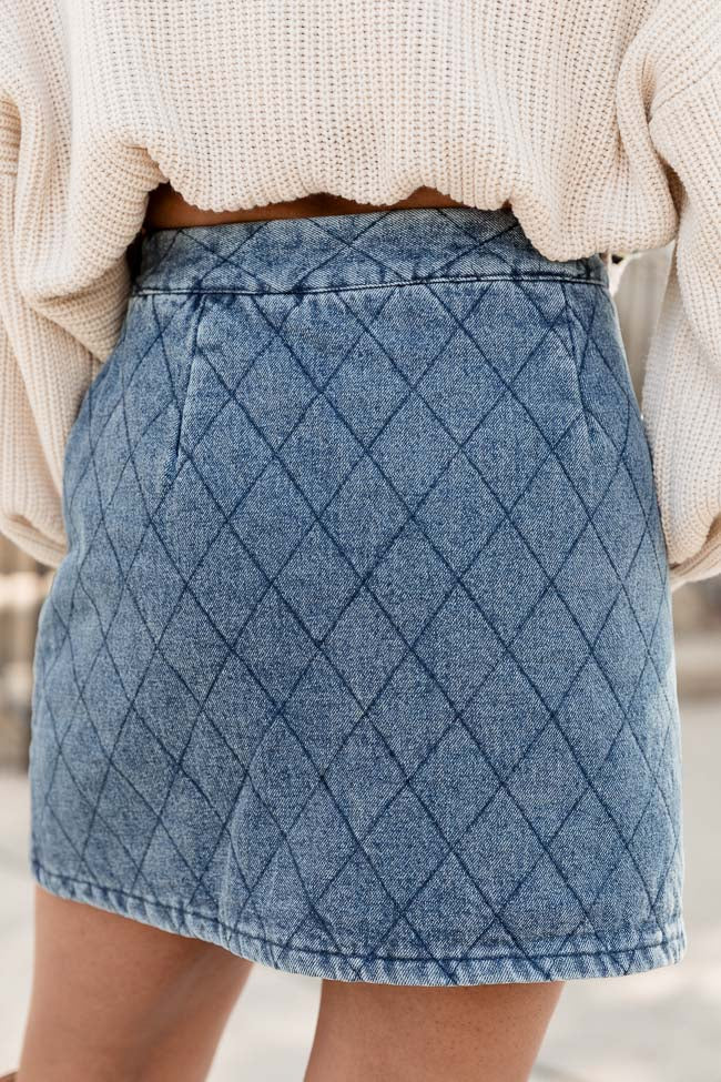 Bellerose Avery Chambray Skirt - blue | Garmentory