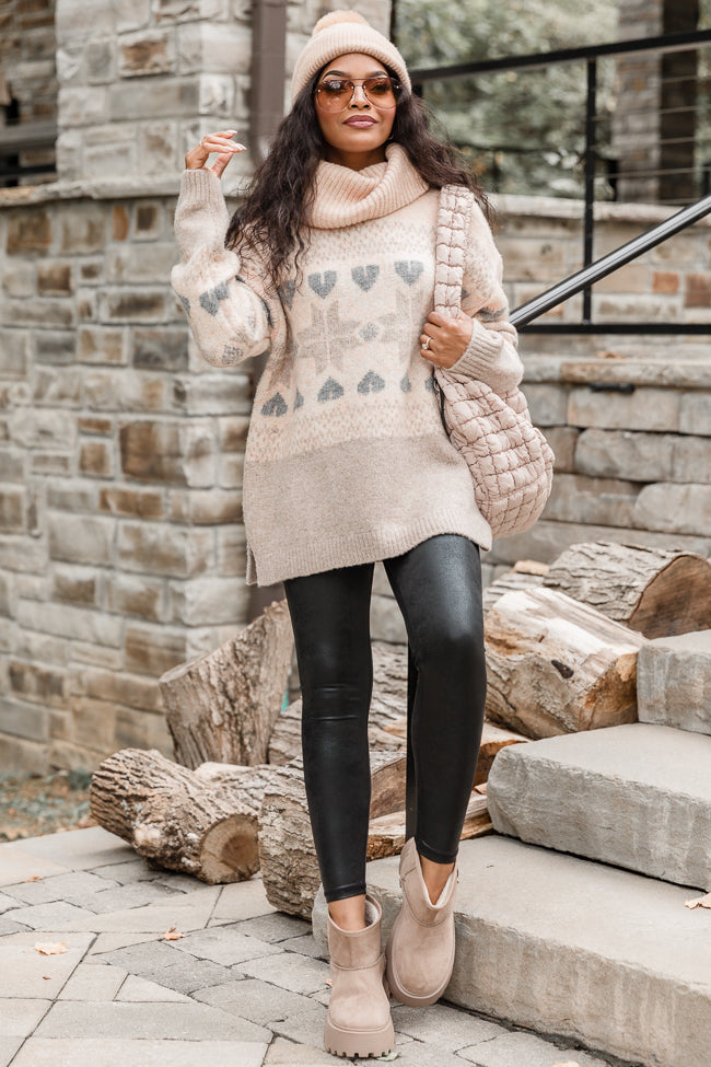 Cream deals sweater tights