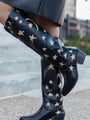 Luna Black Star and Moon Western Boots