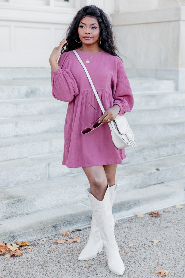 Mauve clearance booties outfit