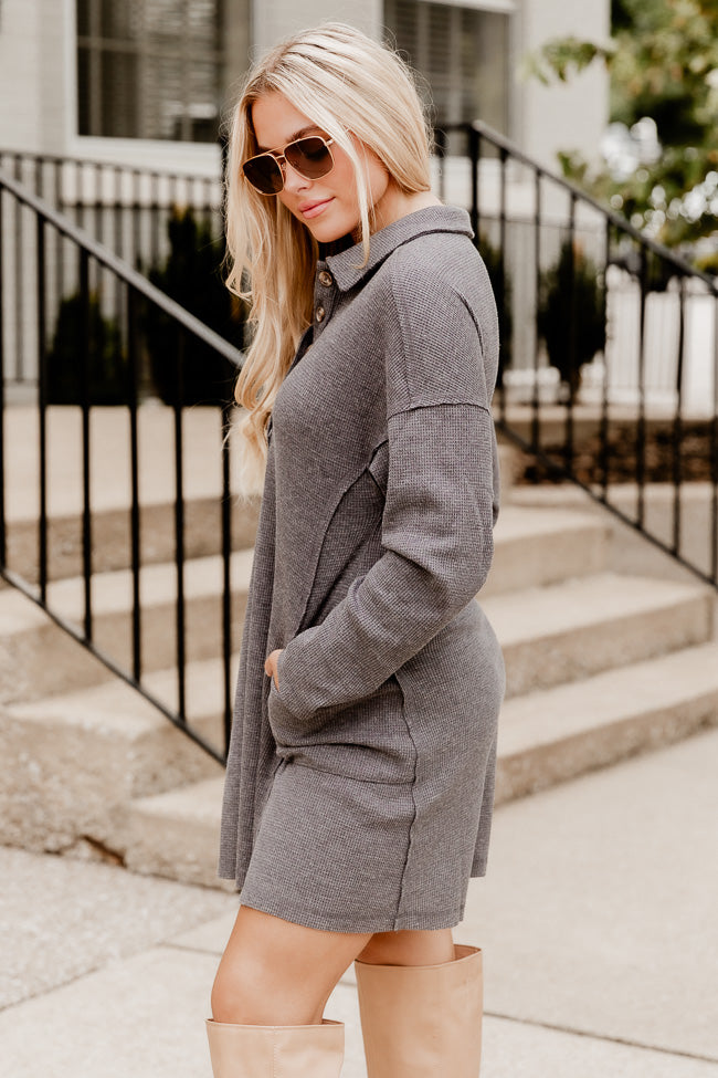 Charcoal gray hotsell sweater dress