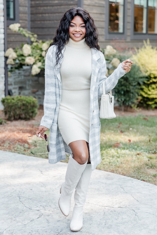 White hotsell sweater boots