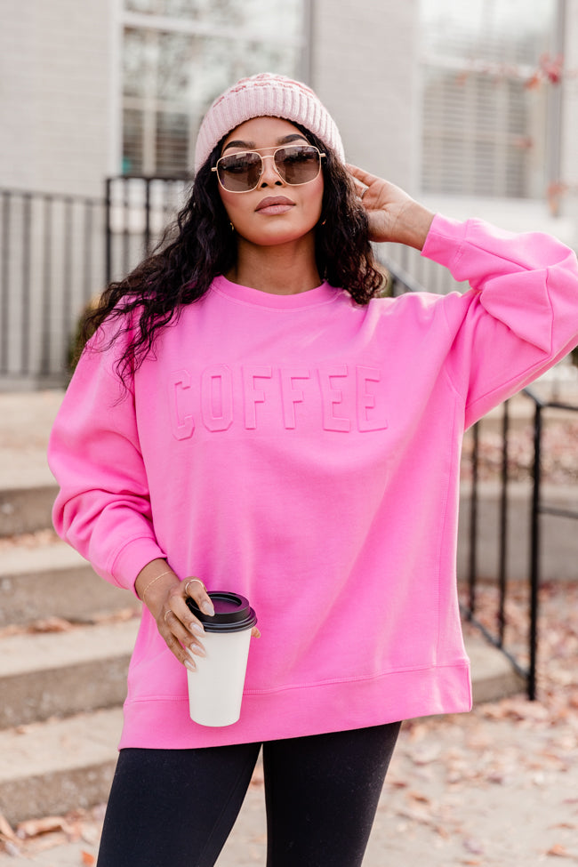 Pink 2025 oversized sweatshirt