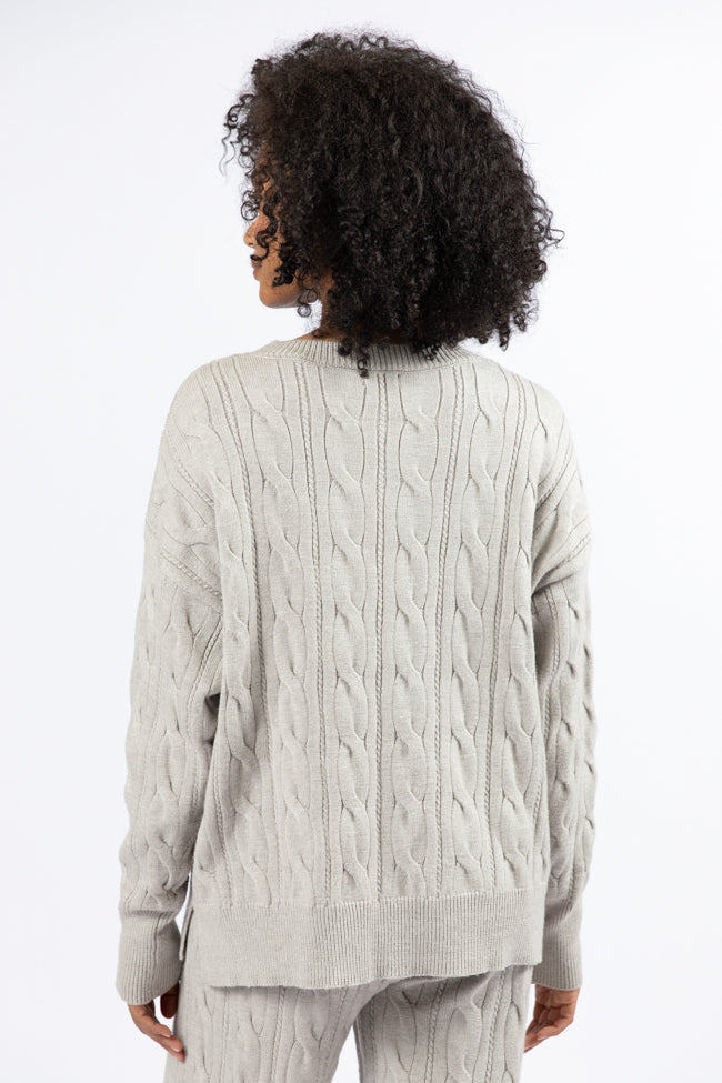 Forever Winter Cable Knit Lounge Top DOORBUSTER